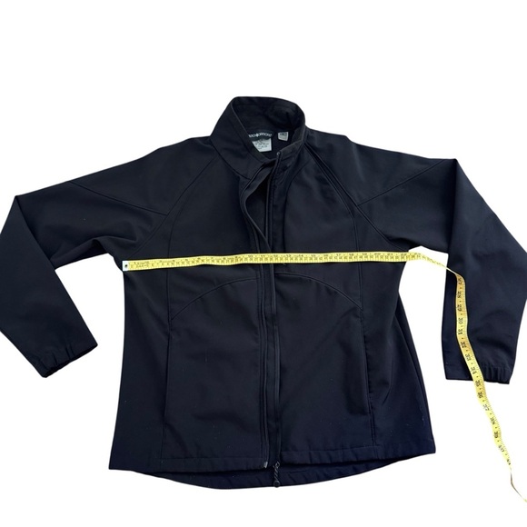 Black Diamond Womens XL Black Soft Shell Fleece Lined Jacket Hiking Outdoor - Picture 4 of 10